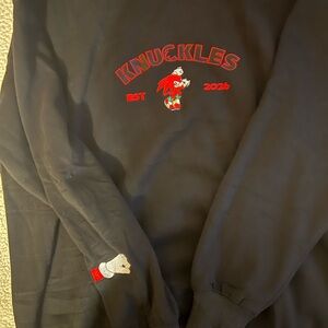 Black Knuckles Graphic Sweatshirt
